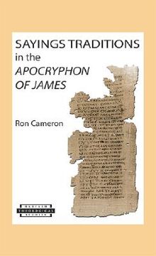 portada sayings traditions in the "apocryphon of james" (en Inglés)