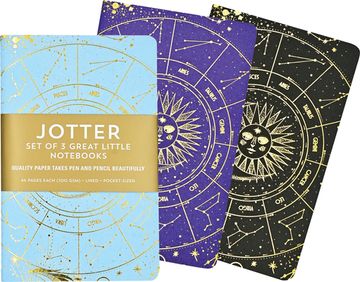 portada Celestial Jotter Notebooks (3 Pack) (en Inglés)