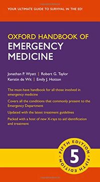 portada Oxford Handbook of Emergency Medicine (Oxford Medical Handbooks) (en Inglés)