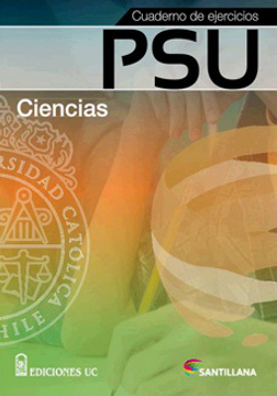 portada Cuaderno de Ejercicios psu Ciencias 1° y 2° Medio (2015) Santillana
