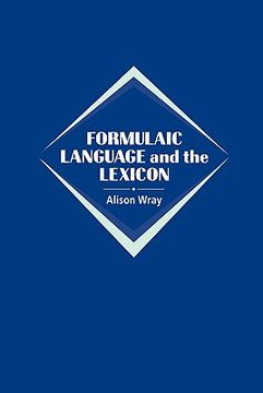 portada Formulaic Language and the Lexicon (en Inglés)