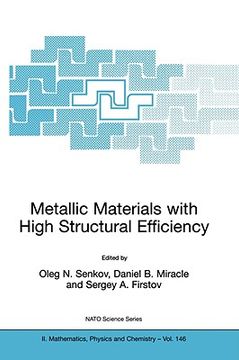 portada metallic materials with high structural efficiency (en Inglés)