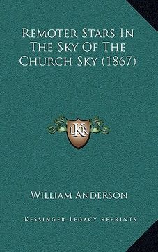 portada remoter stars in the sky of the church sky (1867) (in English)