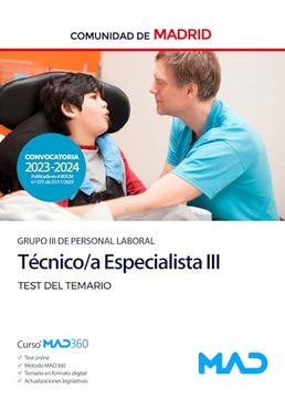 portada Tecnico Especialista iii (Grupo Iii). Test del Temario (in Spanish)