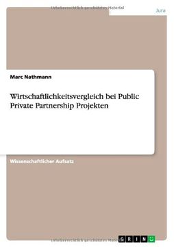 portada Wirtschaftlichkeitsvergleich bei Public Private Partnership Projekten (German Edition)