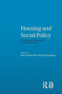 portada Housing and Social Policy: Contemporary Themes and Critical Perspectives (en Inglés)