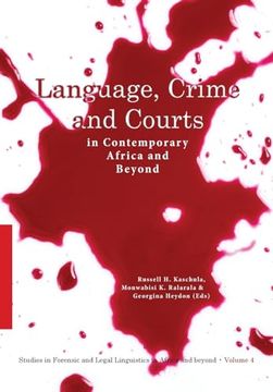 portada Language, Crime and Courts in Contemporary Africa and Beyond (en Inglés)