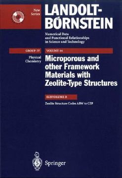 portada zeolite structure codes abw to czp [with cd-rom] (en Inglés)