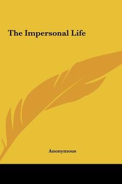 portada the impersonal life