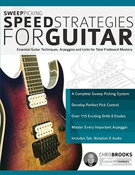 portada Sweep Picking Speed Strategies for Guitar: Essential Guitar Techniques, Arpeggios and Licks for Total Fretboard Mastery (in English)