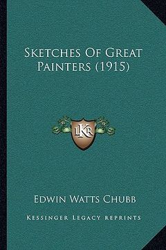 portada sketches of great painters (1915) (en Inglés)