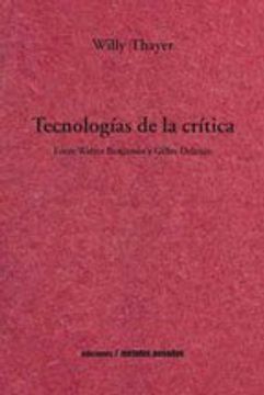 portada Tecnologias de la Critica (in Spanish)