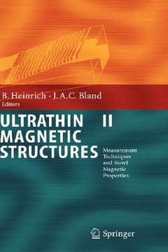 portada ultrathin magnetic structures ii: measurement techniques and novel magnetic properties (en Inglés)