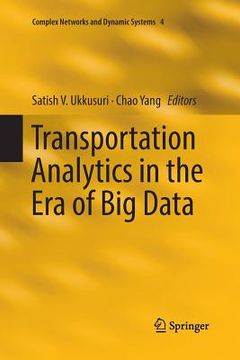 portada Transportation Analytics in the Era of Big Data (en Inglés)