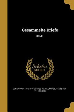 portada Gesammelte Briefe; Band 1 (en Alemán)