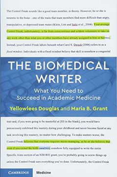 portada The Biomedical Writer: What you Need to Succeed in Academic Medicine (en Inglés)