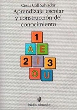 portada Aprendizaje Escolar y Construccion del Conocimiento (in Spanish)