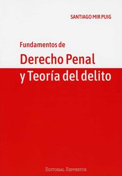 portada Fundamentos de Derecho Penal y Teoria del Delito (in Spanish)