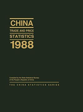 portada China Trade and Price Statistics 1988 (en Inglés)
