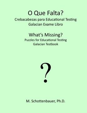 portada What's Missing?  Puzzles for Educational Testing: Galician Testbook