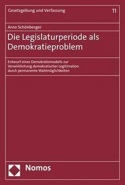 portada Die Legislaturperiode als Demokratieproblem (en Alemán)
