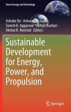 portada Sustainable Development for Energy, Power, and Propulsion (en Inglés)