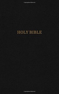 portada KJV, Thinline Reference Bible, Leather-Look, Black, Red Letter Edition, Comfort Print (en Inglés)