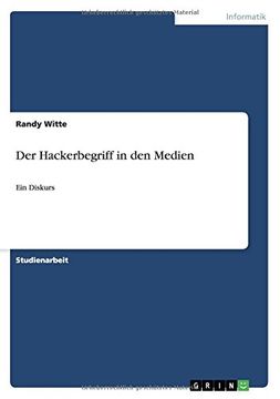 portada Der Hackerbegriff in den Medien (German Edition)