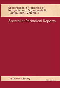 portada Spectroscopic Properties of Inorganic and Organometallic Compounds: Volume 4 (Specialist Periodical Reports) (in English)