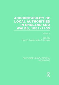 portada Accountability of Local Authorities in England and Wales, 1831-1935 Volume 1 (Rle Accounting)