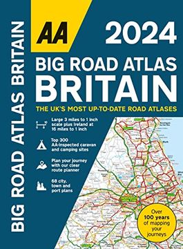 portada Aa big Road Atlas Britain 2023 Spiral (en Inglés)