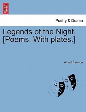 portada legends of the night. [poems. with plates.] (en Inglés)