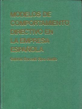 portada MODELOS DE COMPORTAMIENTO DIRECTIVO EN LA EMPRESA ESPAÑOLA.