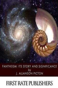 portada Pantheism: Its Story and Significance (en Inglés)