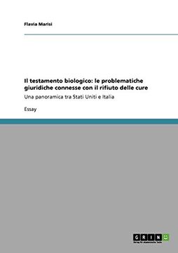 portada Il testamento biologico: le problematiche giuridiche connesse con il rifiuto delle cure (Italian Edition)