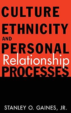 portada Culture, Ethnicity, and Personal Relationship Processes (en Inglés)