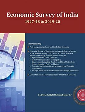 portada Economic Survey of India: 1947-48 to 2019-20 (en Inglés)