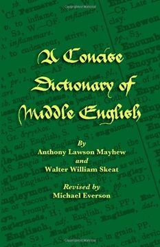 portada A Concise Dictionary of Middle English (en Inglés)