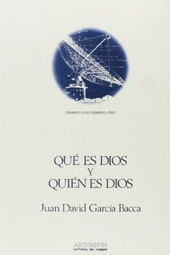 portada Qué es Dios y quien es Dios. (in Spanish)