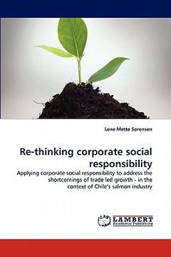 portada re-thinking corporate social responsibility (en Inglés)