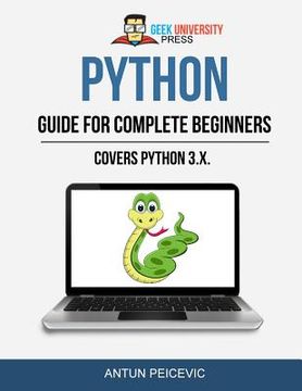portada Python guide for complete beginners (en Inglés)