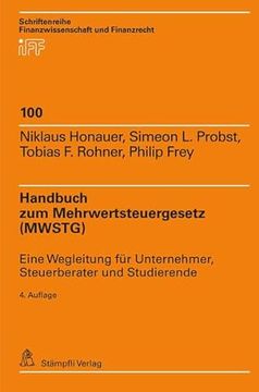 portada Handbuch zum Mehrwertsteuergesetz (Mwstg) (in German)