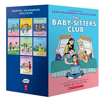 portada The Baby-Sitters Club Graphic Novels #1-7: A Graphix Collection: Full-Color Edition (Baby-Sitters Club Graphix) (en Inglés)