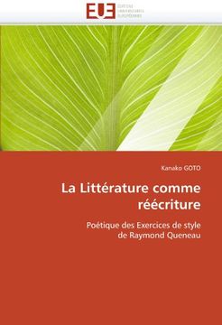 portada La Litterature Comme Reecriture