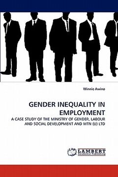 portada gender inequality in employment (in English)