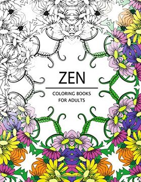 portada Zen Coloring Books For Adults: Adult Coloring Book (Art Book Series) (en Inglés)