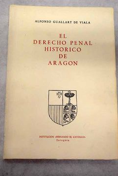 portada El Derecho Penal Histórico de Aragón