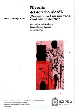 portada Filosofía del Derecho Glocal¿ Prolegómenos Hacia una Teoría Decolonial del Derecho? (in Spanish)