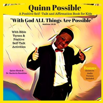 portada Quinn Possible: A Positive Self-Talk and Affirmation Book for Kids With Bible Verses and Activities (en Inglés)