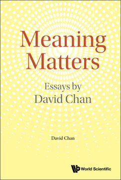 portada Meaning Matters: Essays by David Chan